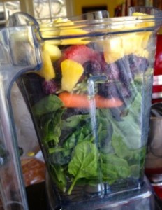 Looks gorgeous before I hit the Blend button!